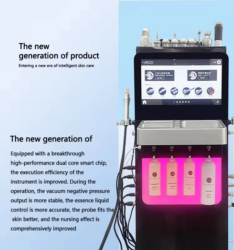 

Original Sale H2O2 Deep Cleaning Aqua Peel Facial for Bio Micro Oxygenation Facial Face Lifting Diamond Dermo Brassion