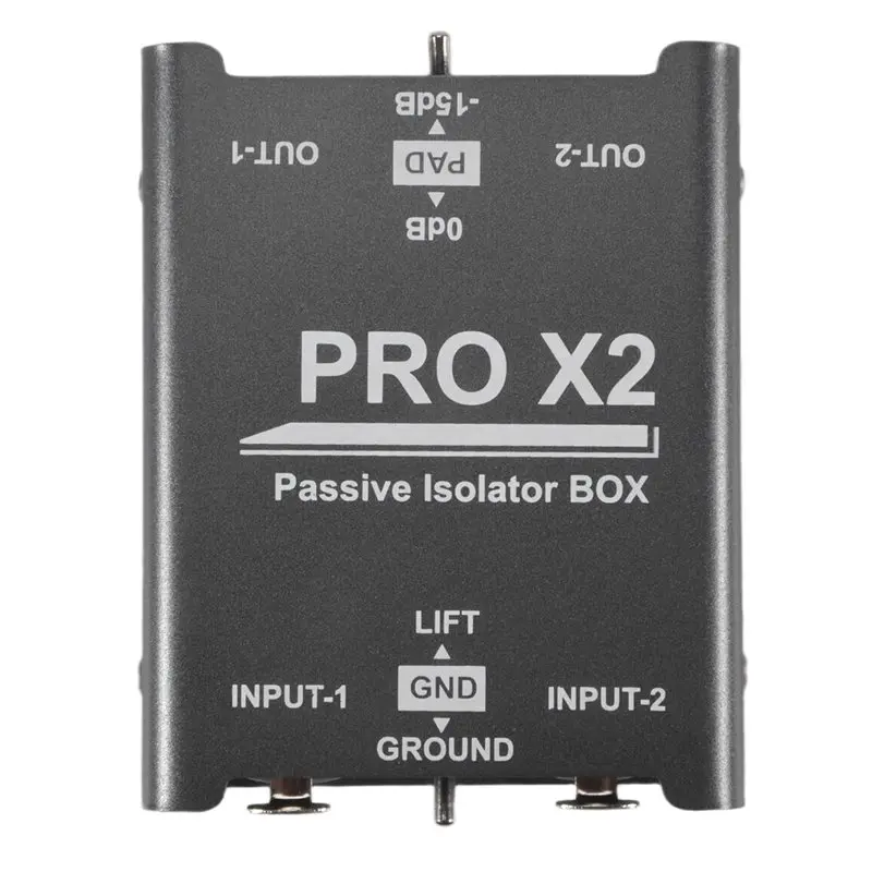 M46K-New 2-Way Audio Isolator, Audio Current Eliminator, XLR 6.5, Permalloy Isolator, Mixer Live Broadcast