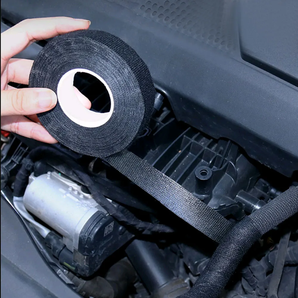 

1pc Universal Car Door Lock Protector Anti-shock Tape Shock Absorber Trunk Sound Insulation Pad Anti-noise Buffer Cable Wiring