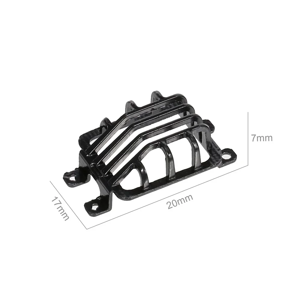 Cubierta de luz trasera delantera de Metal, carcasa protectora para 1:10 RC Crawler Trxs TRX4 G500 TRX6 G63, piezas de actualización, un par