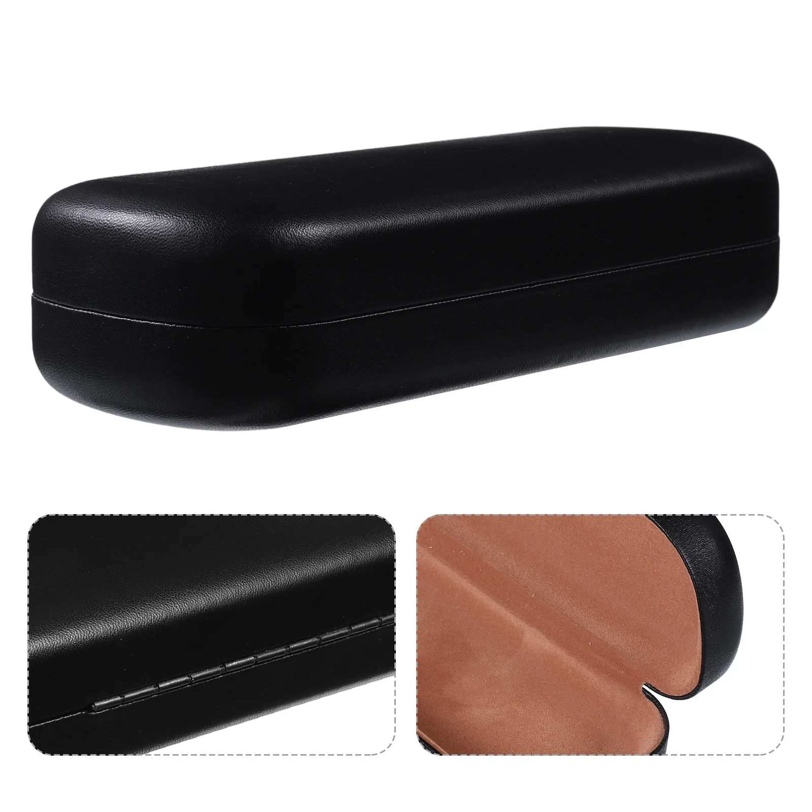 

Premium -Look Eyeglass Case with Hard Shell Structure Lightweight Easy Carry Glasses Storage for Men Women Daily and