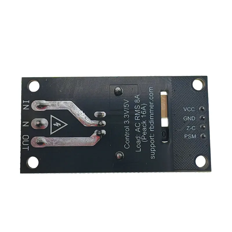 Moduł ściemniania lampy AC i ściemniacza silnika, 1 kanał, logika 3,3 V/5 V, AC 50/60 Hz, 8 A-400 V — zdjęcie produktu 4
