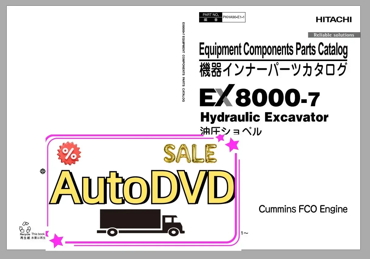 

Экскаватор для майнинга AutoDVD Hitachi EX 20222,99 ГБ PDF-каталог запчастей, каталог деталей двигателя DVD