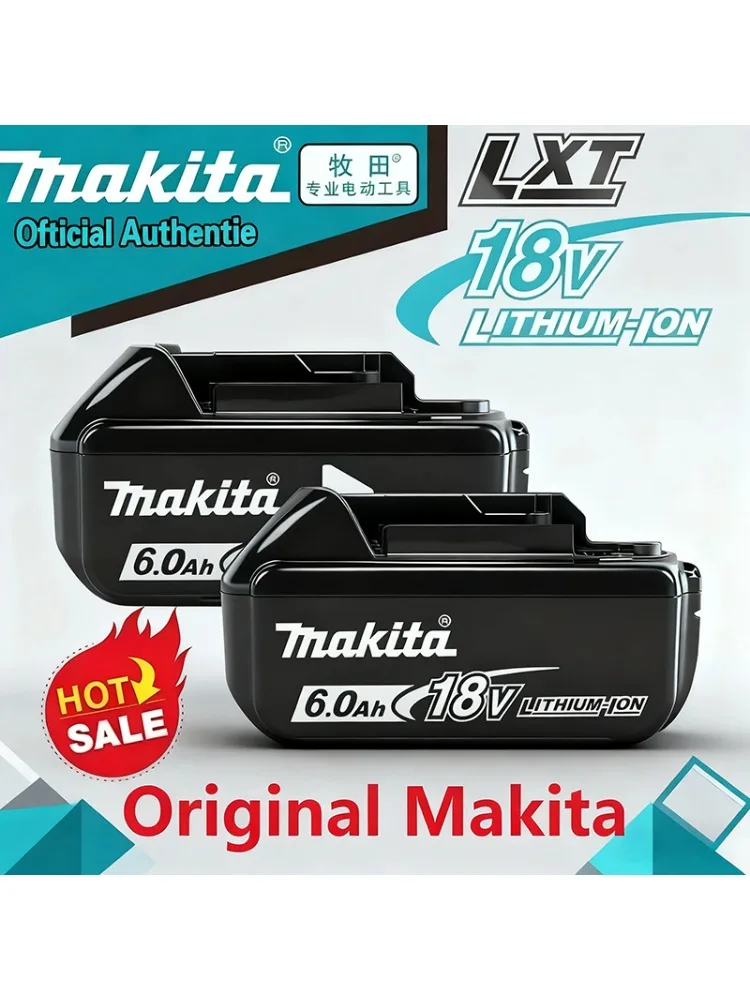 100% originele 18V Makita 5Ah 6Ah 9Ah Makita accu BL1840 BL1830B BL1850B BL1850 BL1860 BL1815 vervangende lithium accu - afbeelding 2