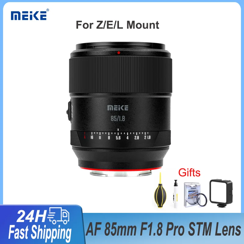 Meike 85mm f1.8 Pro Full Frame Auto Focus STM Lens for Nikon Z Sony E Panasonic L Mount Cameras Low Dispersion&High Resolution