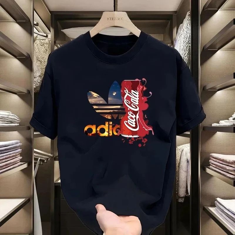 2026 Men's and Women's High-Quality Loose-Weave Breathable Short-Sleeved T-Shirts, Comfortable and Versatile for Summer Wearing