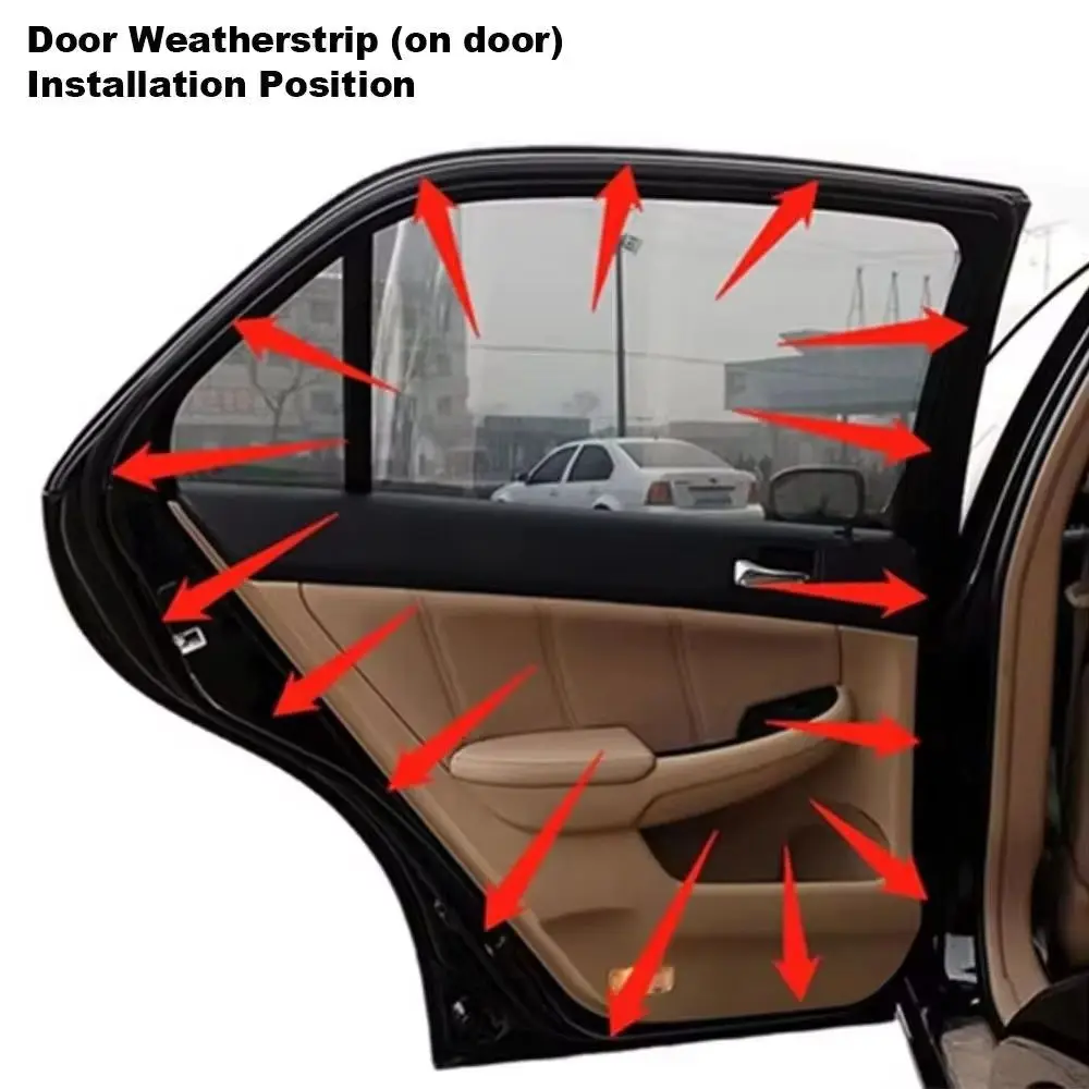 لهوندا أكورد سيدان 2008 2009 2010 2011 2012 الجبهة اليسرى الجانب الباب السير الوقائي المطاط صب الختم 72350-TA5-A02 اكسسوارات #4