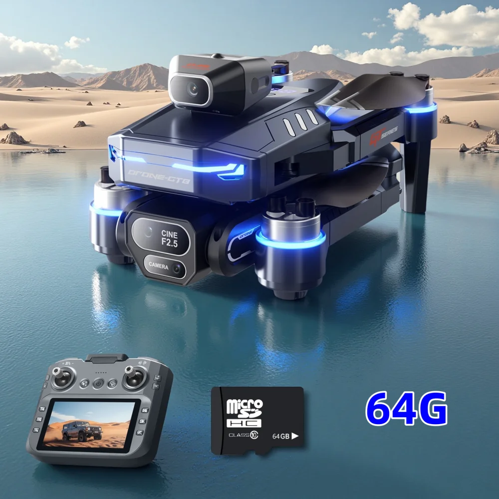 

GT8 Drone 4K Professional HD Dual Camera 5G Wifi Photography Brushless Foldable Quadcopter RC Distance 1.2KM Drones