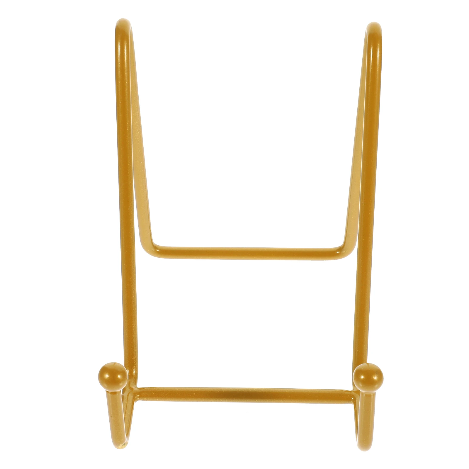 

Iron Photo Frame Stand Plate Book Holder Easel Tablet White Desktop Cookbook Display Small Size Stable Triangular Structure Home