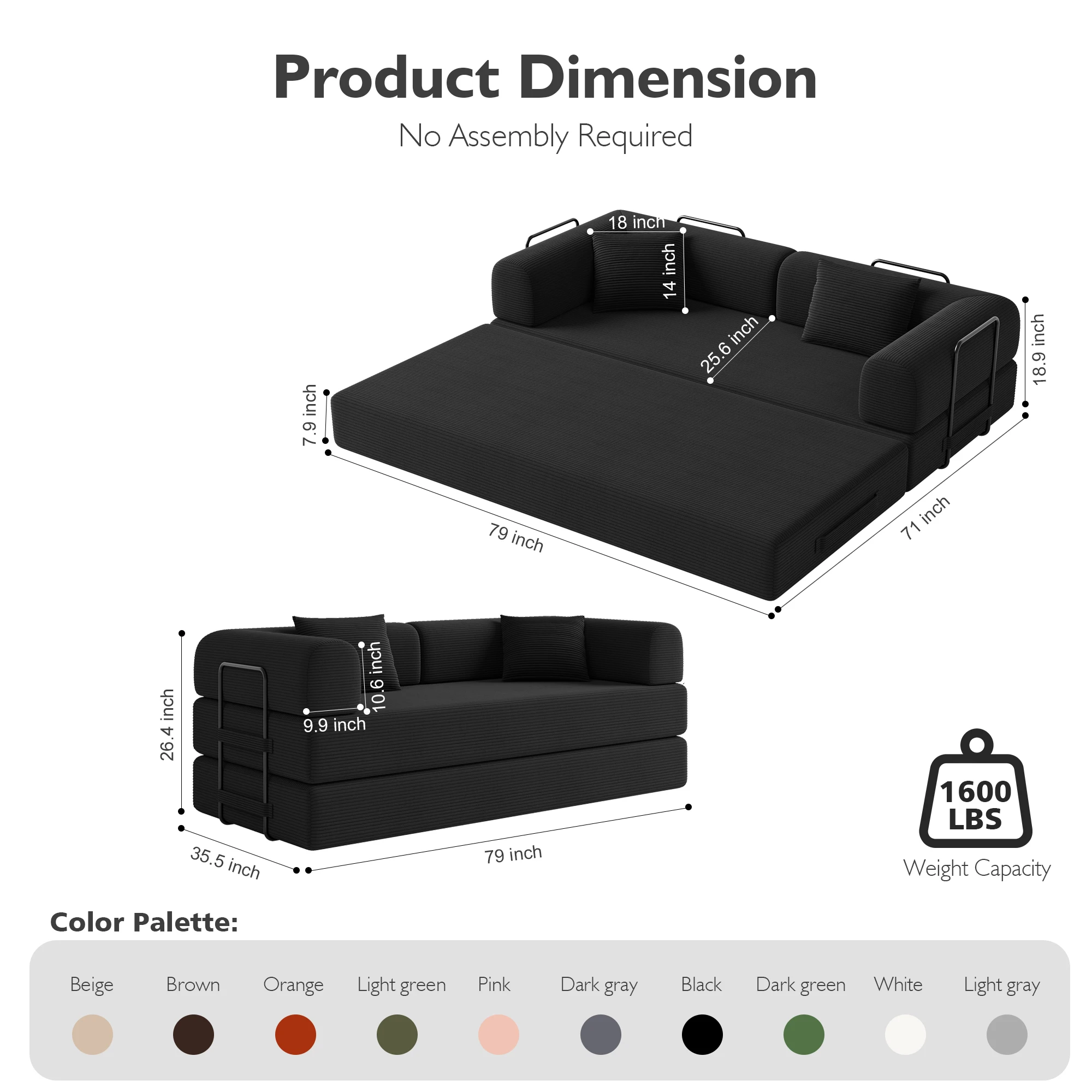 Thumbnail 2 - #22 Best Convertible Sofa Beds to Buy In 2026