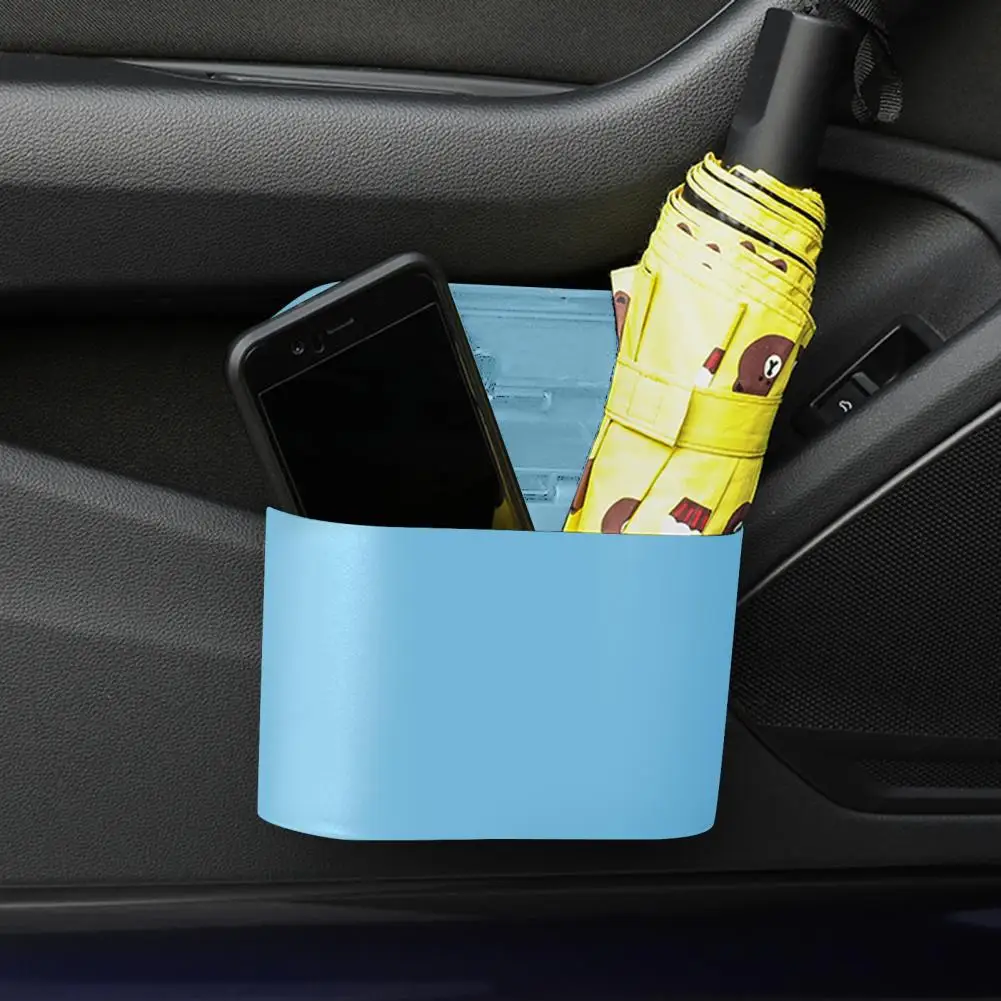 Easy to Install Car Trash Leakproof Car Trash Bin Versatile Organized Car Accessories for Clean Tidy Car Office Home Kitchen