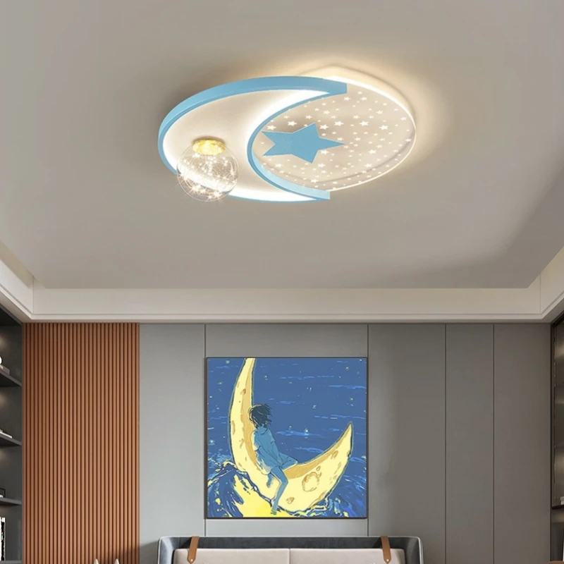 

Modern Children Room LED Ceiling Light Kids Room Ceiling Star Room Lamp For Bedroom Cute Girls Boys Baby Home Decortion Lighting