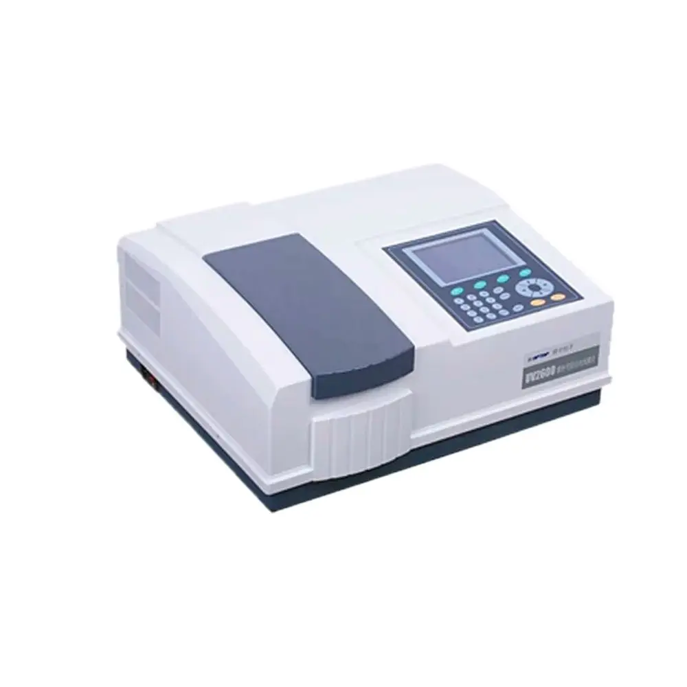 

Спектрофотометр с двойным лучом UV2600 с большим экраном и функцией сканирования, спектральная пропускная способность 1,8 нм