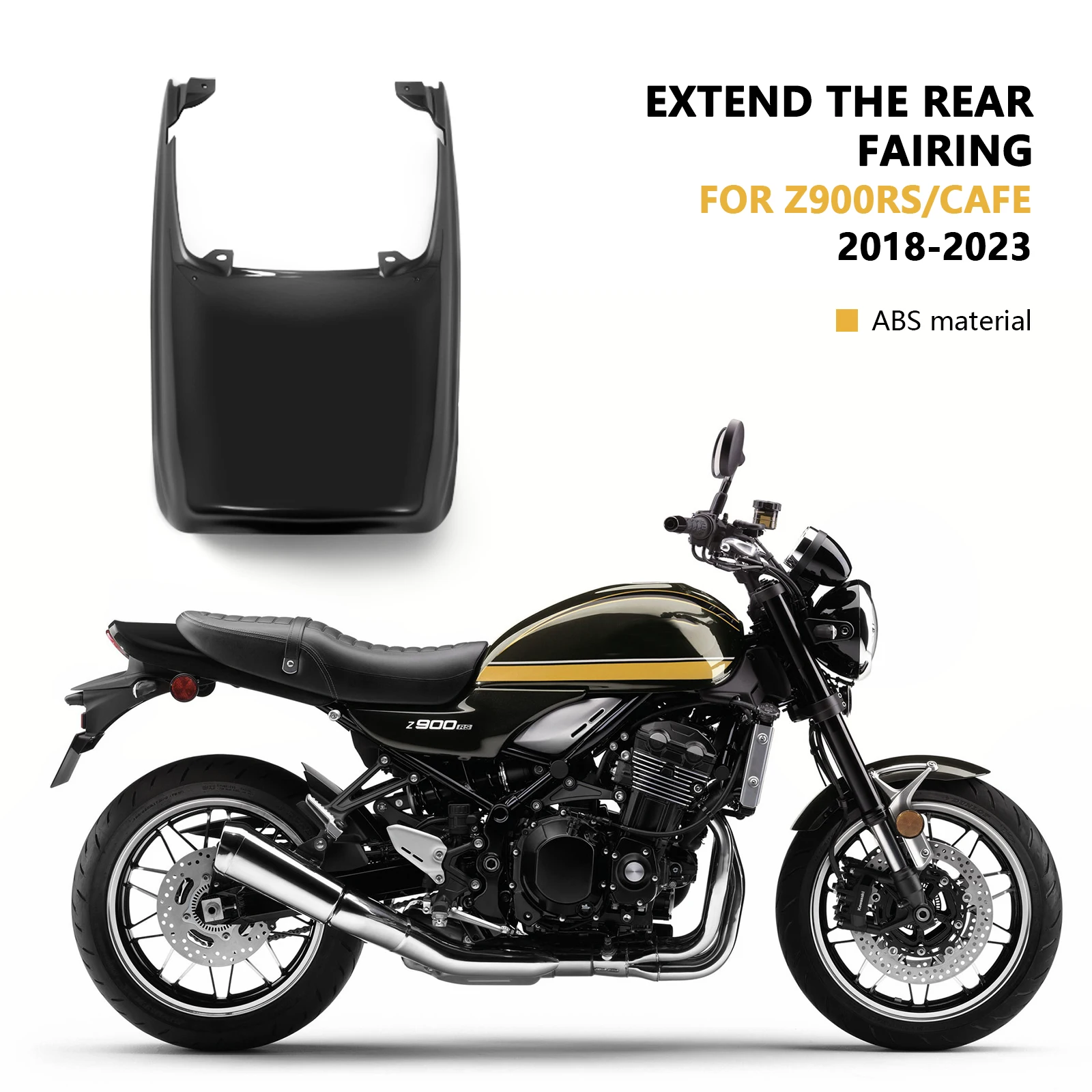 For Z900 RS SE Cafe 2025 2024 Motorcycle Rear Seat Fairing Passenger Seat Cover Long Duck Tail Cowl Z900RS CAFE ABS 2018-2025