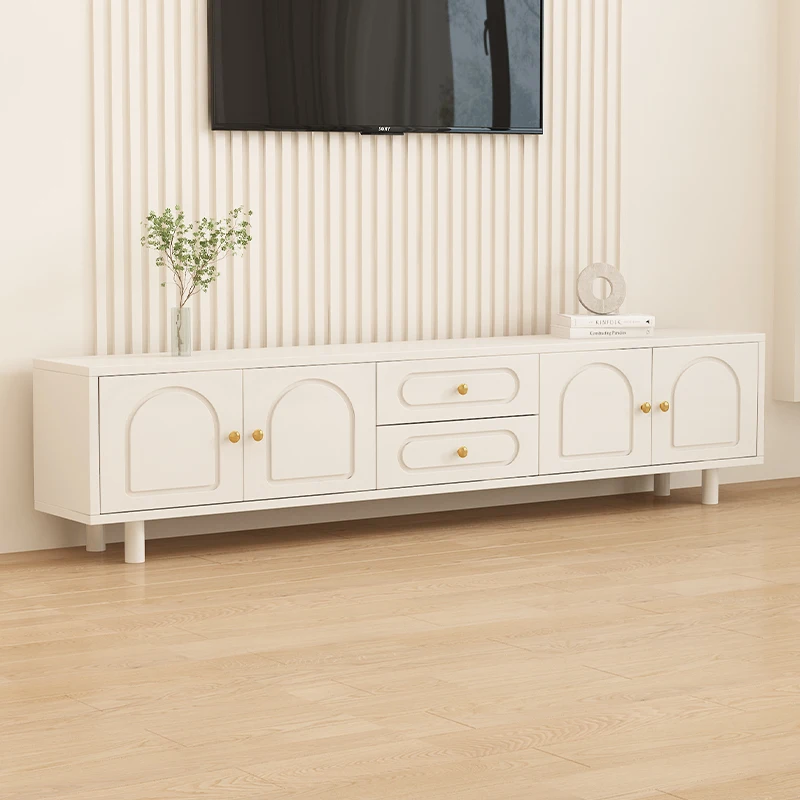 

Solid Wood Heavy Tv Stand Extended Normal Storage Designer White Nordic Tv Stands Modern Minimalist Fernsehtisch Furniture Home