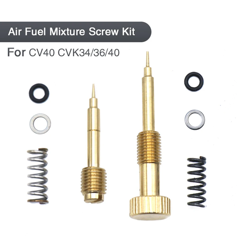 Carburetor Screw  Fuel Ratio Adjusting Screw High Strength Metal Carburetor Adjustment Screw 38/42mm Motorcycle Accesories