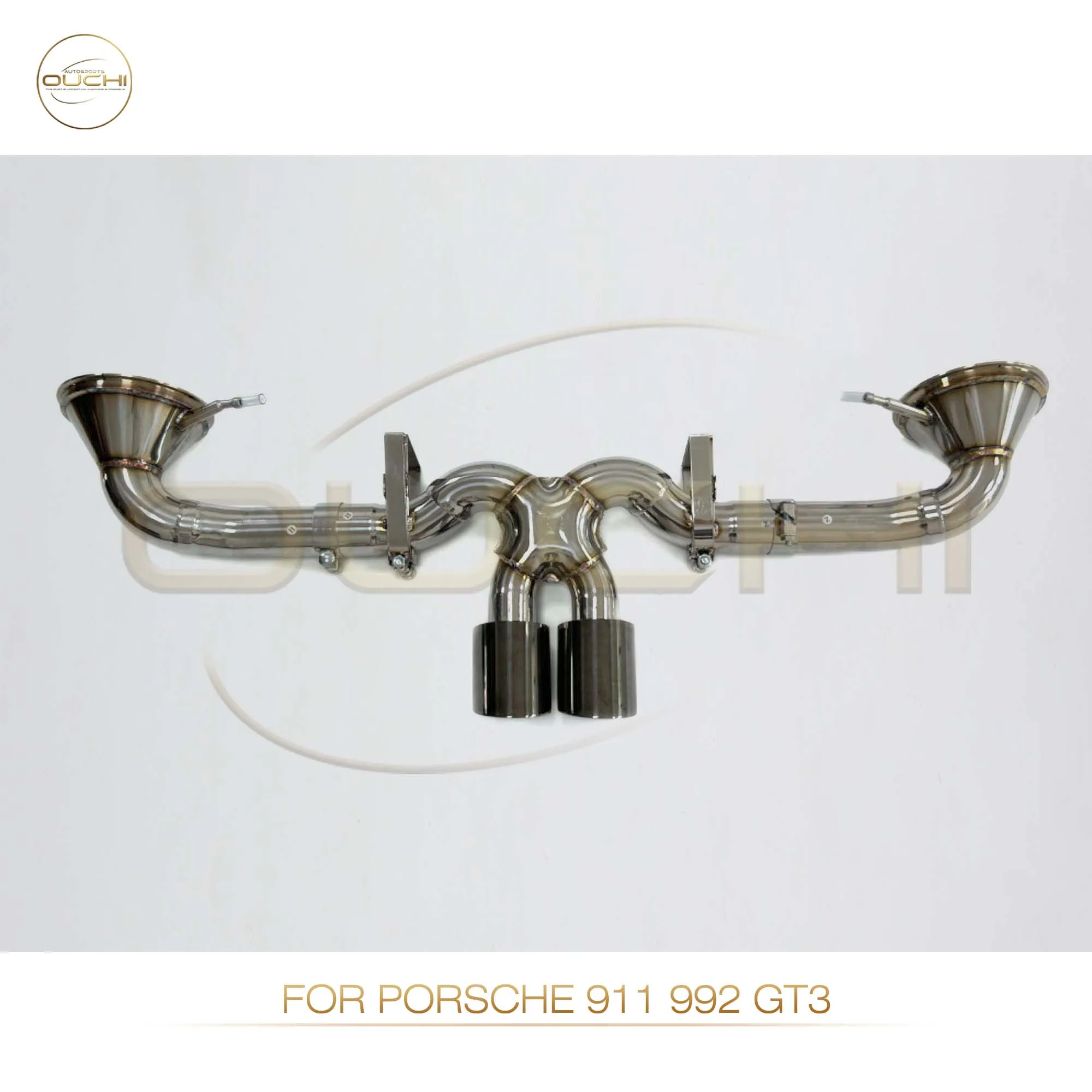 Ouchi Exhaust System Stainless Steel Performance Catback For Porsche 911 992 GT3 Muffler Without Valve