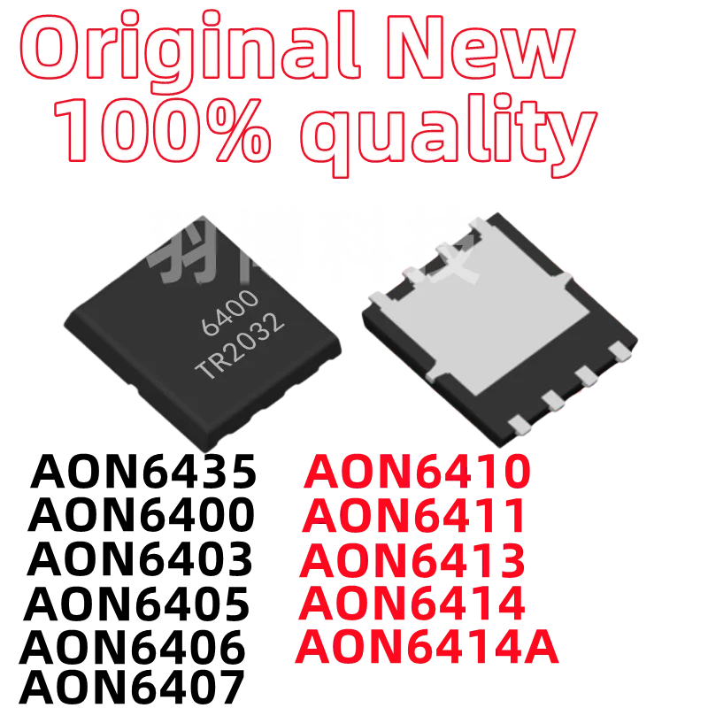 (5piece) 100% New AON6400 AON6403 AON6405 AON6406 AON6407 AON6410 AON6411 AON6413 AON6414 AON6414A AON6435 DFN5*6 Chipset