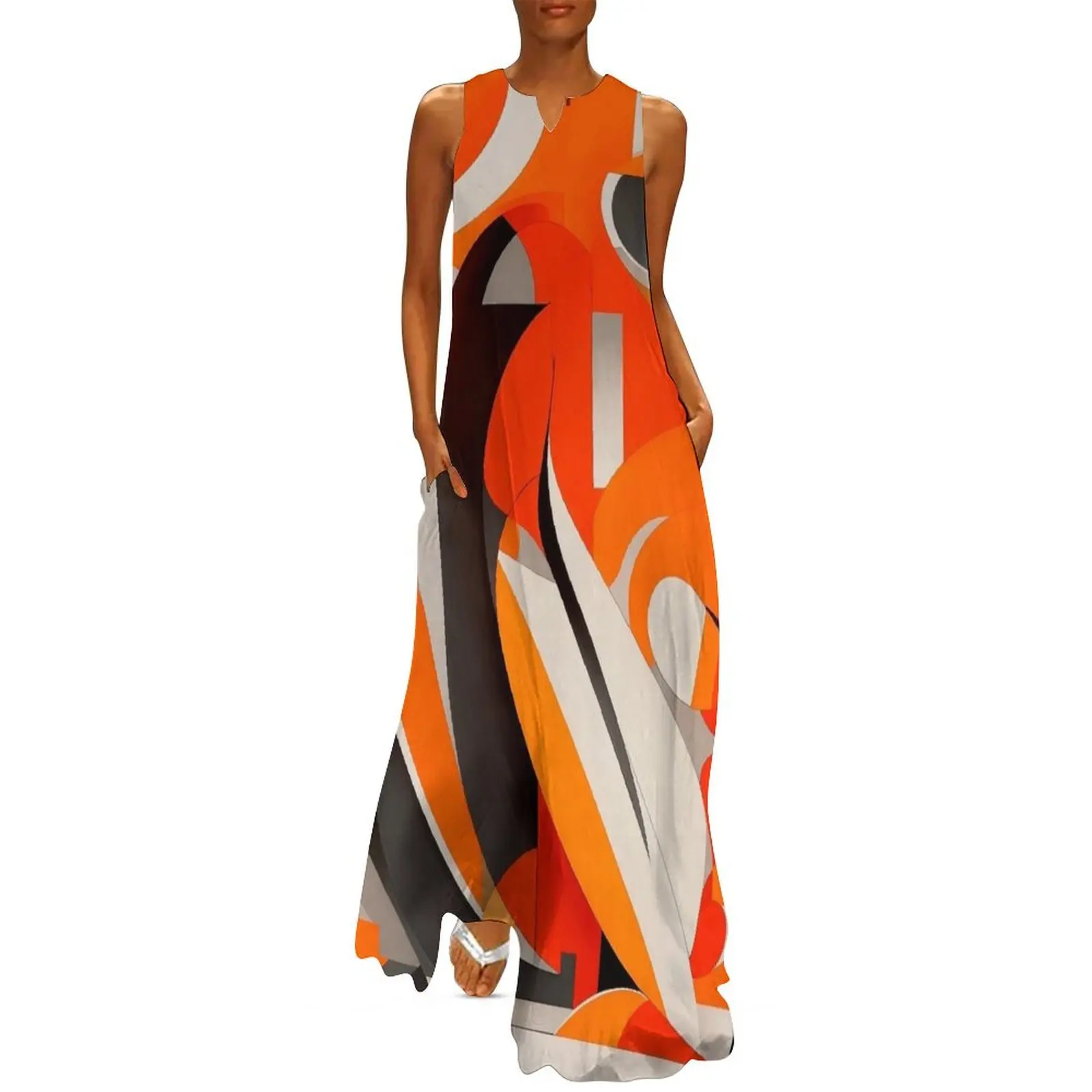 digital painting 5 Long Dress women