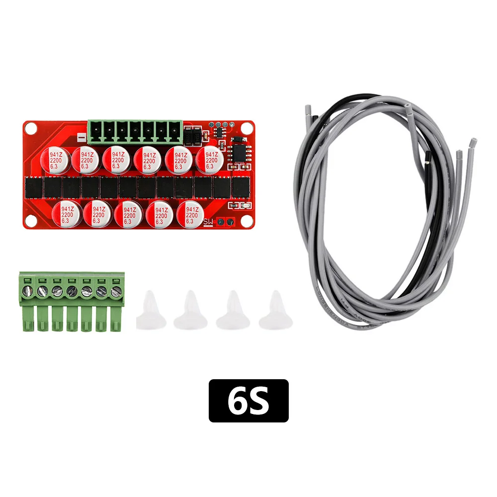 3S 4S 6S 6A Lithium Battery Charging Protection Board Bms High Precision Active Equalisation Board For Variety Lithium Batter