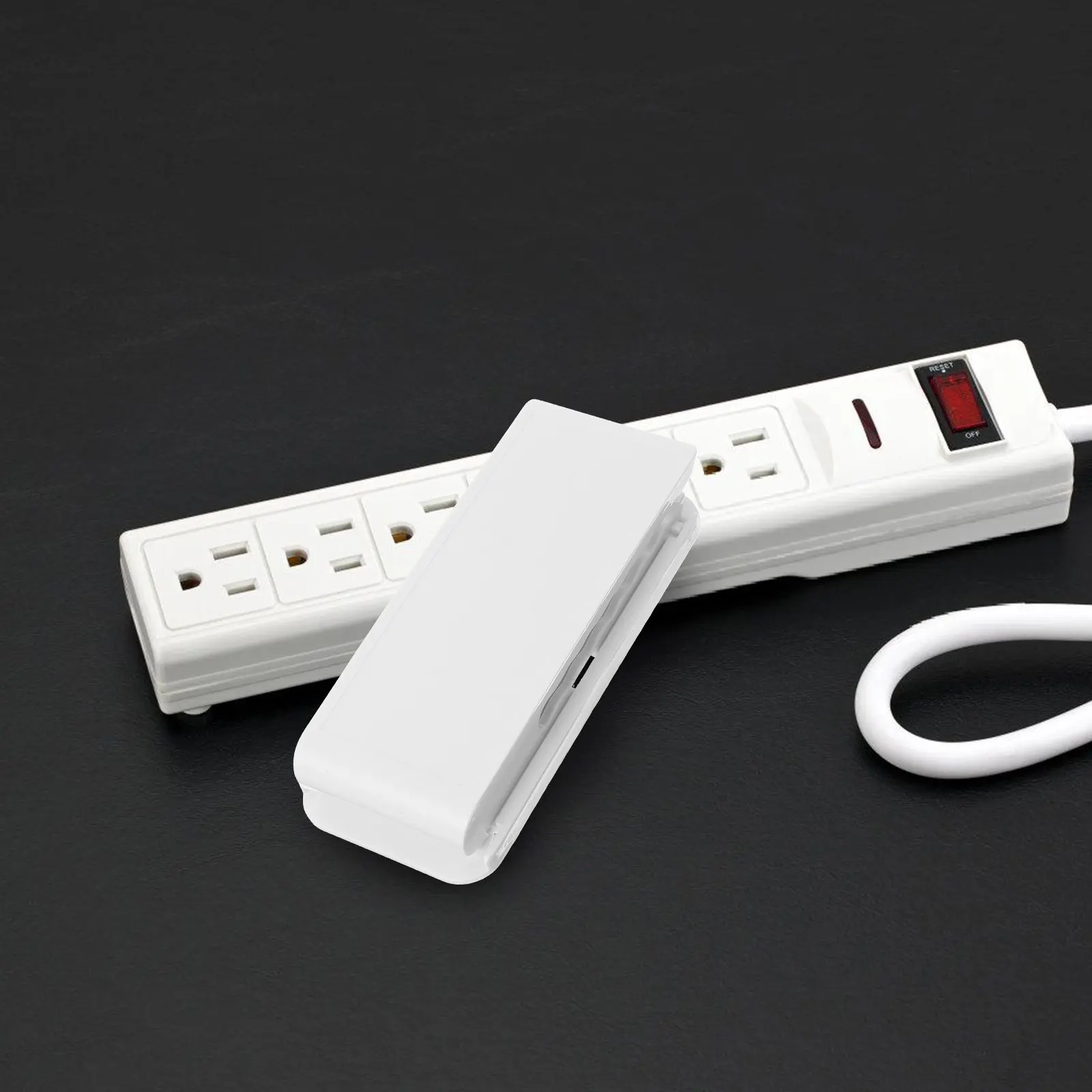 Punch Free Adhesive Socket Holder Wall Mount for Home Office Cable Organizer Socket Holder Cable Management Fixer