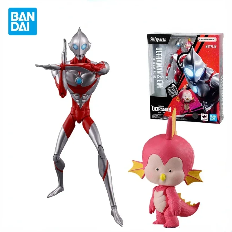 

In Stock Original Bandai S.H.Figuarts Anime ULTRAMAN&EMI ULTRAMAN:RISING Model PVC Toys Action Figure Collection Ornaments Gifts