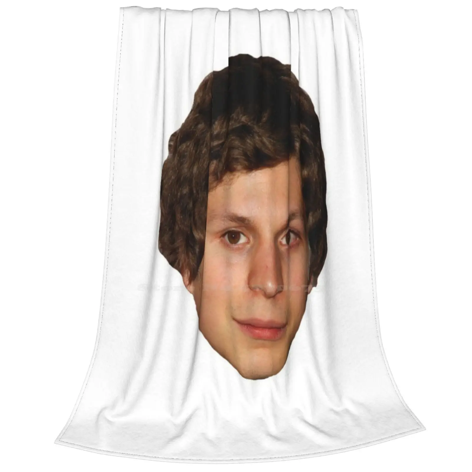 Micheal Cera Head Shaggy Throw Soft Warm Blanket Sofa/Bed/Travel Love Gifts Micheal Era Comedian Meme Vine Dank Scotty Pilgrim