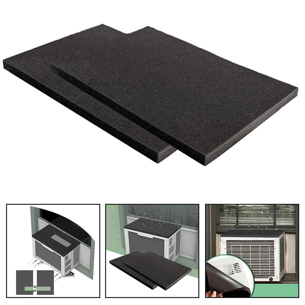 Home Use 12x17x3 4 Inches AC Drip Cover Customizable Air Conditioner Cover Removable Rain Cover Customizable Fit