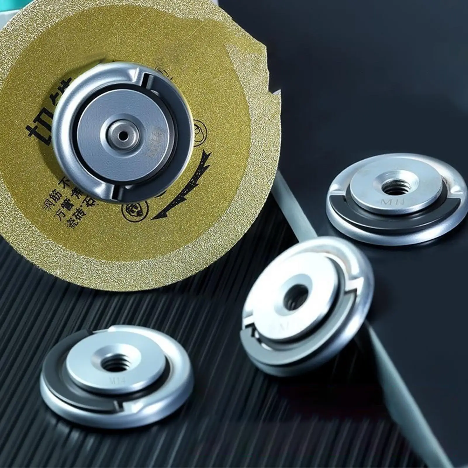 2 Pieces Angle Grinder Nut Anti-Slip M14 Angle Grinding Tool Flange Nut for Professional Welders Crafting Enthusiasts
