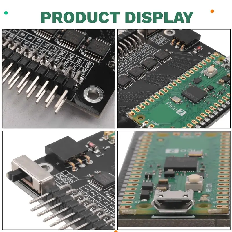 AA94-Logicanalyzer 400Mhz 24 Channel Logic Analyser Pico 2 Logic Analyser For Raspberry Pi RP2350