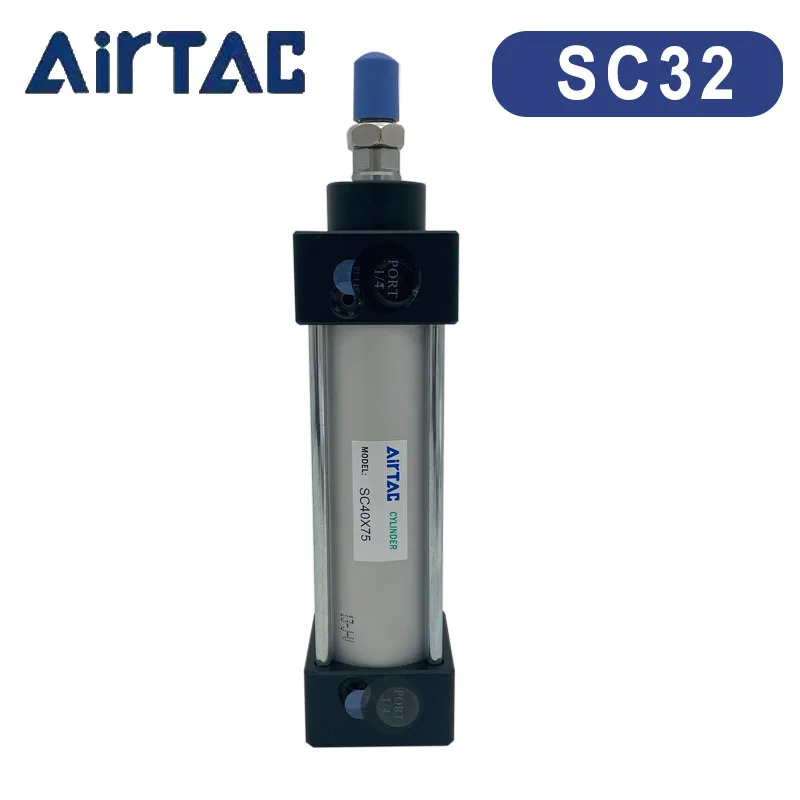 

Airtac Pneumatic Cylinder SC Standard Air Cylinder Bore32 SC32X25X50X75X100X150X175X200S Tie-Rod Magnet