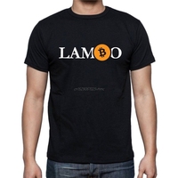 New Fashion Men'S Short Sleeve Bitcoin BTC Lambo Cryptocurrency logo t-shirt Crypto Hodl S-XXL Basic Tops