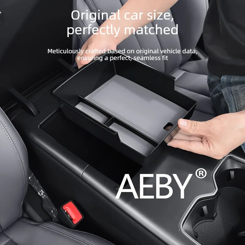 AEBY For BYD Song Pro DM-i Smart Driving Editio 2025-2026 Car Center Console Organizer,Armrest Storage Box,Tray with Anti-Slip