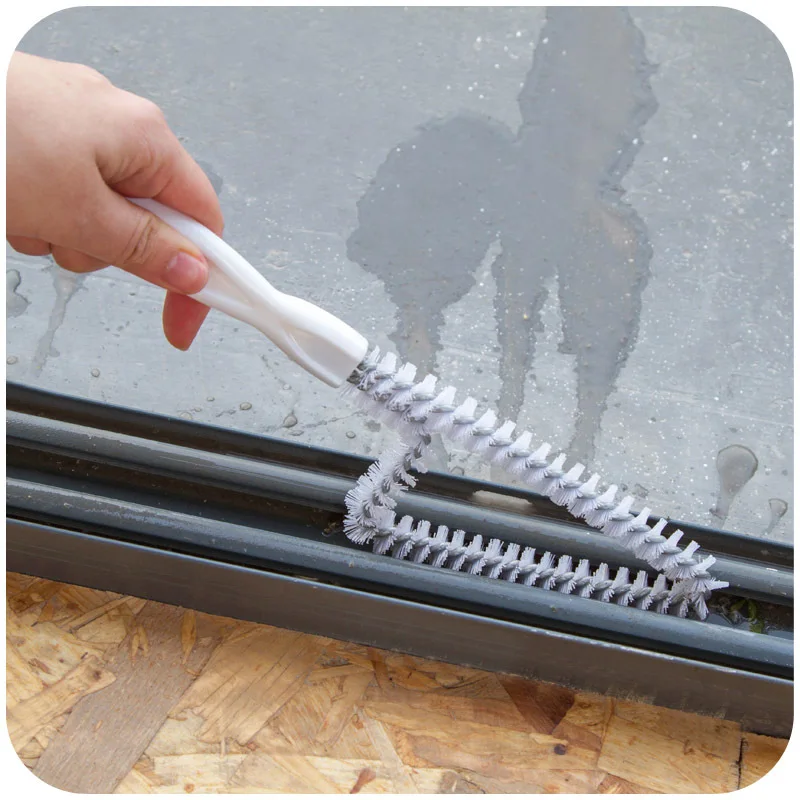 Multifunction Window Cleaning Tool Gap Brush Kitchen and Bathroom Groove Cleaner Computer Dust Shovel Gas Cooker Louver Track