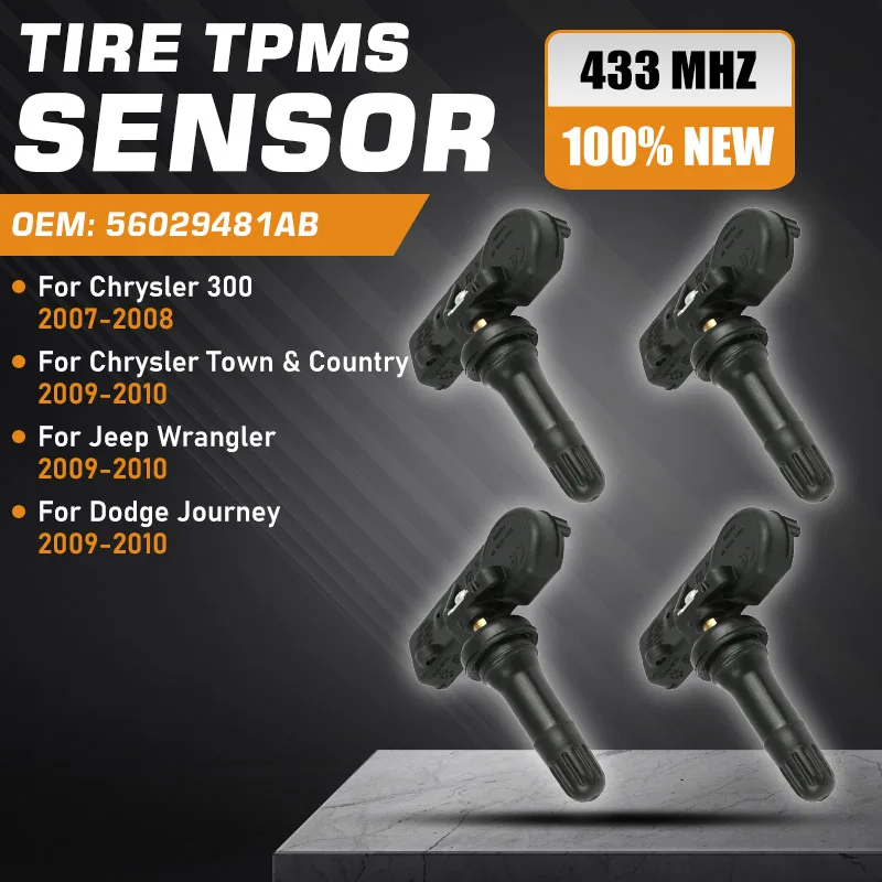 

TPMS Tire Pressure Monitor Sensor For Jeep Wrangler JK Chrysler Town & Country Dodge Journey 2009-2010 Chrysler 300 2007-2008