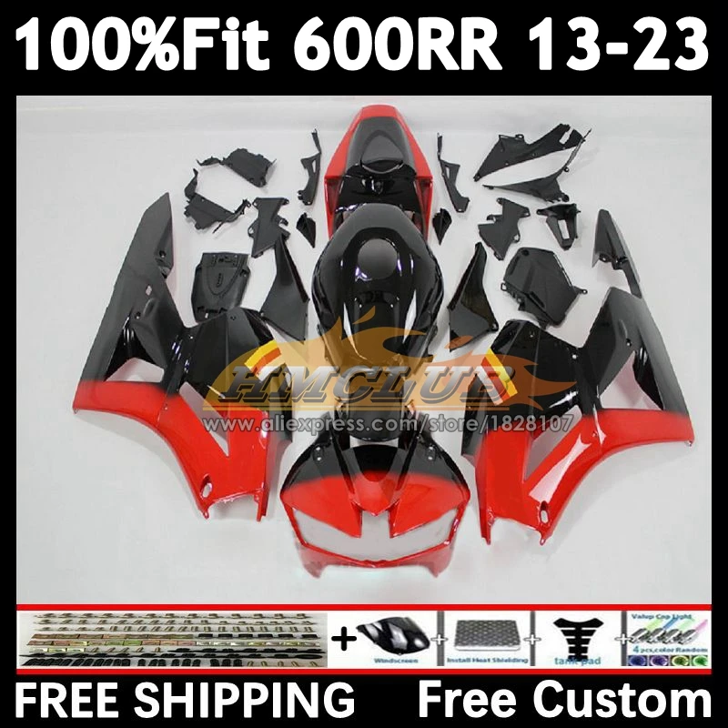 OEM Kit For HONDA CBR600 CBR 600RR 600 black red CC F5 RR 62No.9 CBR600RR 13 14 15 16 17 18 2019 2020 2021 2022 2023 Fairing