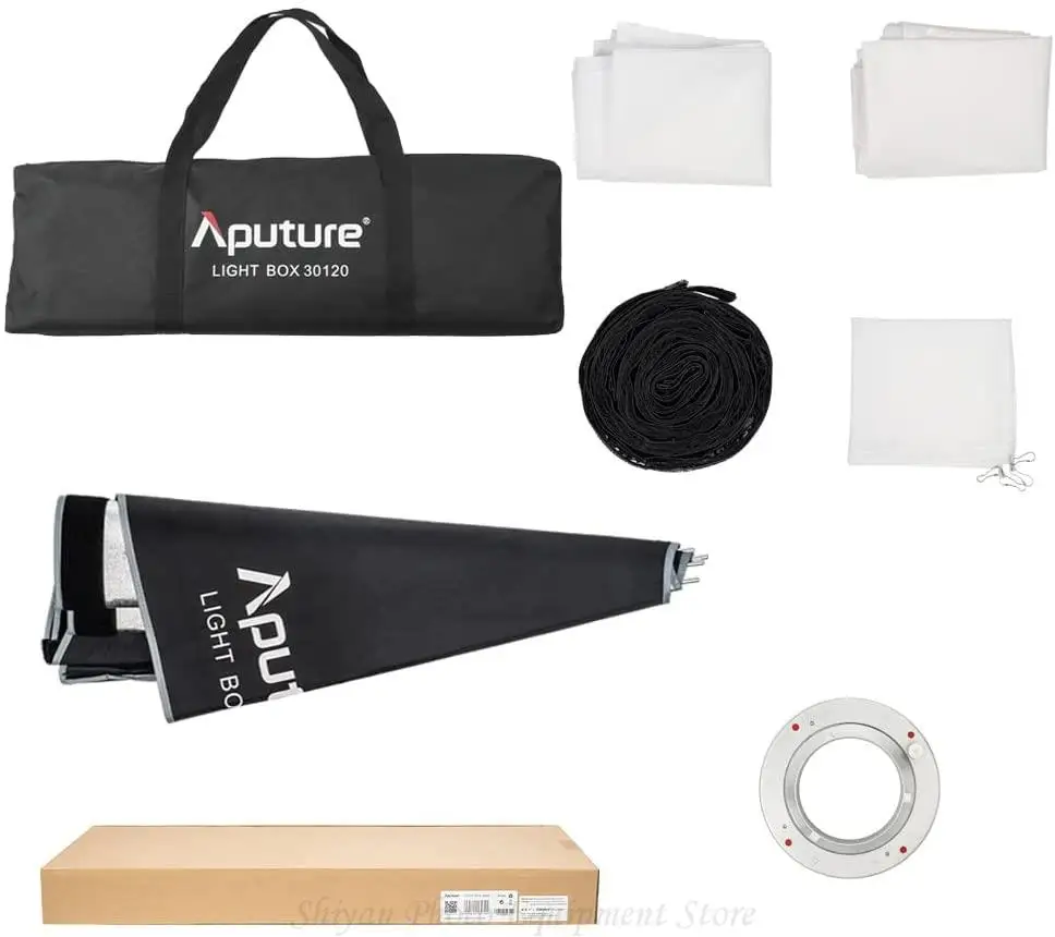 Aputure Light Box 30120 Softbox Rectangular 30x120cm Standard Bowens Mount for Amaran LS 120dII 300dII 300x 60x/100d/200x