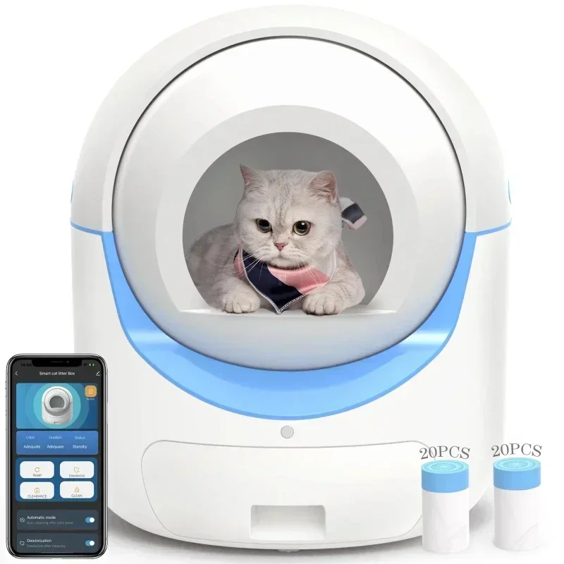 Sell like hot cakes Control Smart Weighing Induction Cat Toliet Automatic Self-cleaning Cat Litter Box