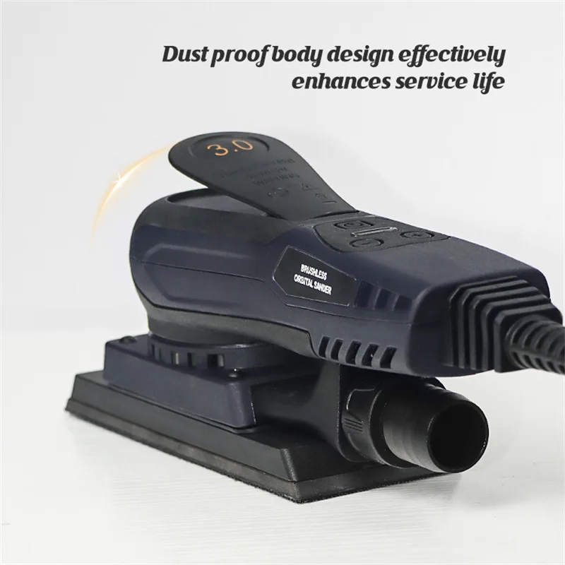 New Design  Brushless Electric Orbital Sander  3.0mm  Brushless Eccentricity Random Orbital Sander