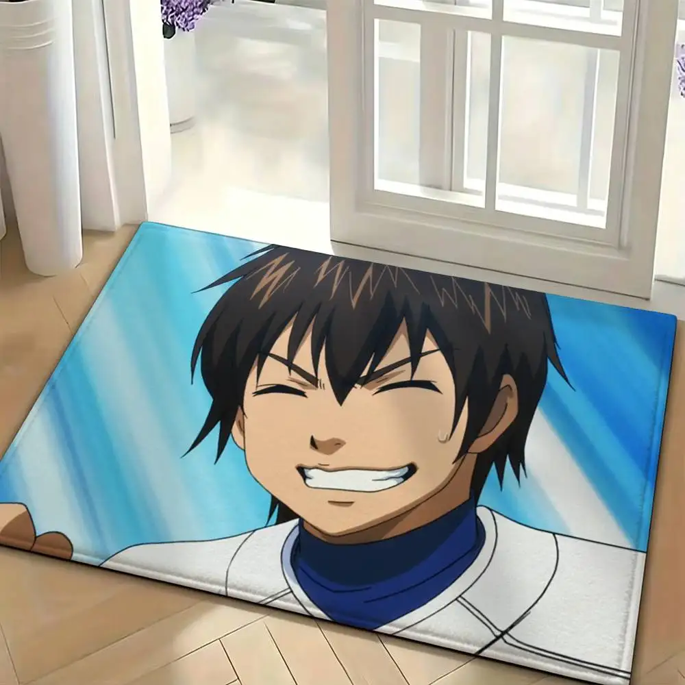 D-Diamond no Ace Baseball E-Eijun Bedroom Decor Carpet  for Living Room Thick Plush Study Floor Mat Home Fluffy Soft Rug