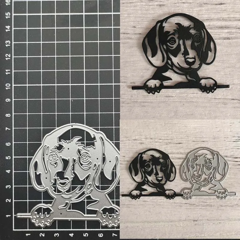 

metal cutting dies cut die mold Animal Dog decoration Scrapbook paper craft knife mould blade punch stencils dies