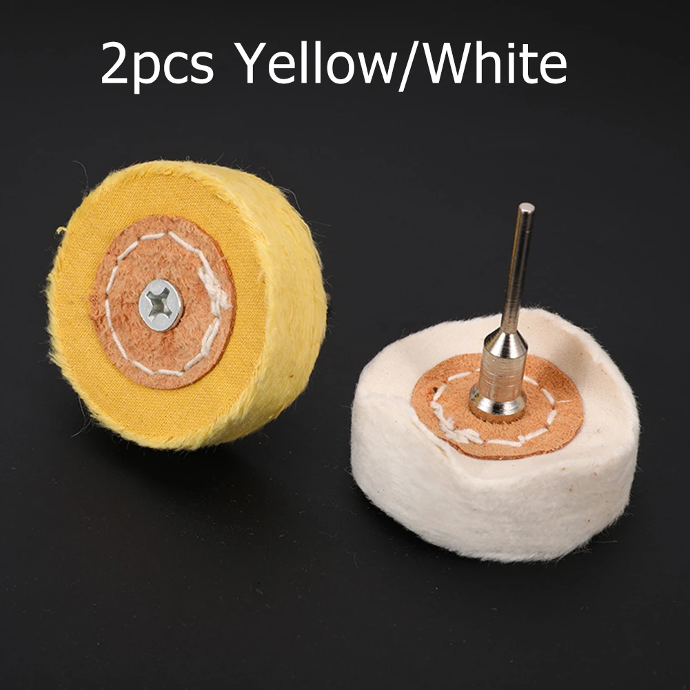 Buffing Attachment Professional Grade 2pcs Polish Cloth Wheel for Rotary Tools Perfect for Jewelry Wood and More