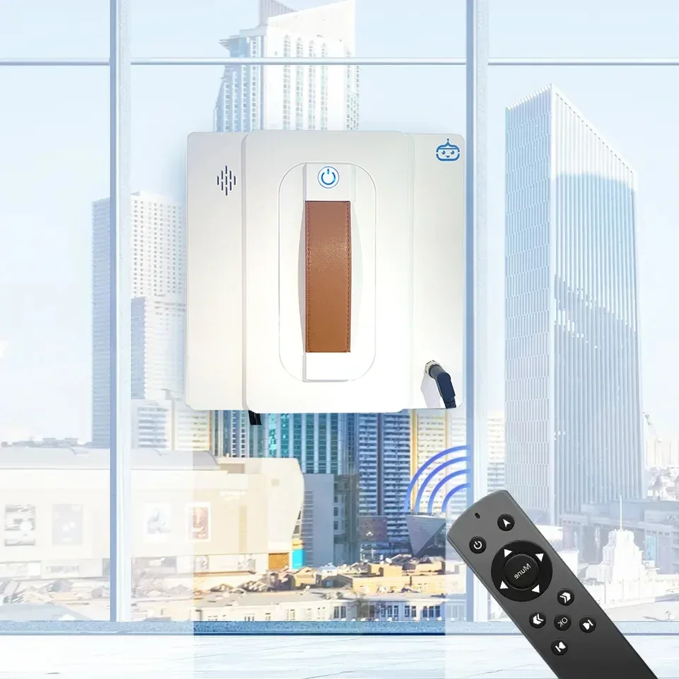 

2025/Professional Smart Window Cleaner Robot Cleaning Made Easy with Remote Control Electric Vacuum Auto Water Spray