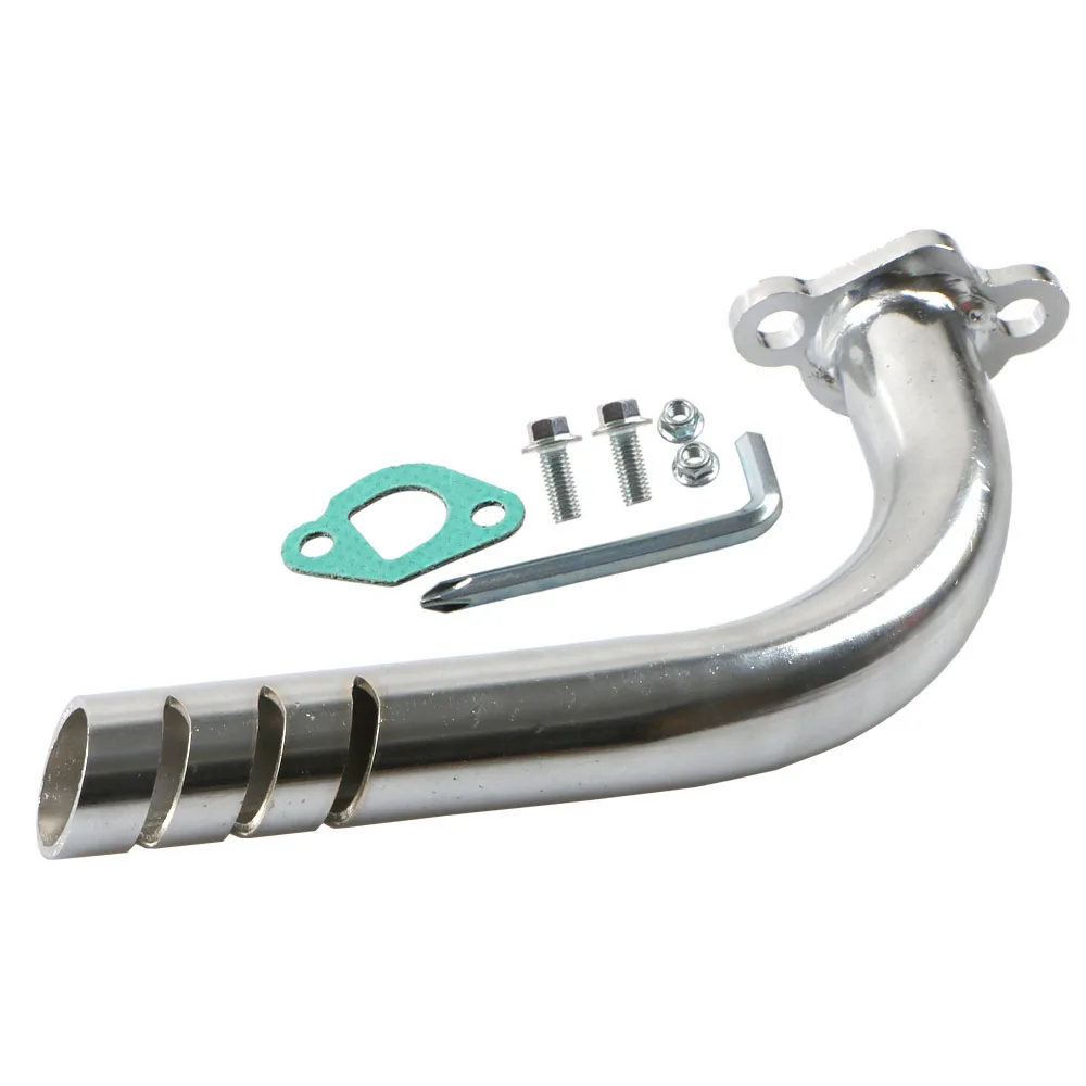 Tubo de Escape para Predator 212 224 196cc 79cc 154f Coleman CT200U CT200U-EX BT200X CT100U CC100X Baja MB200 Axis M200 Minibike