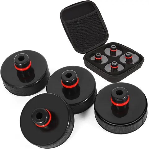 Lifting Jack Pads for Tesla Model 3/S/X/Y Upgrade Sturdy Rubber Lift Pucks Floor Adapters Protects Battery & Chassis Accessories