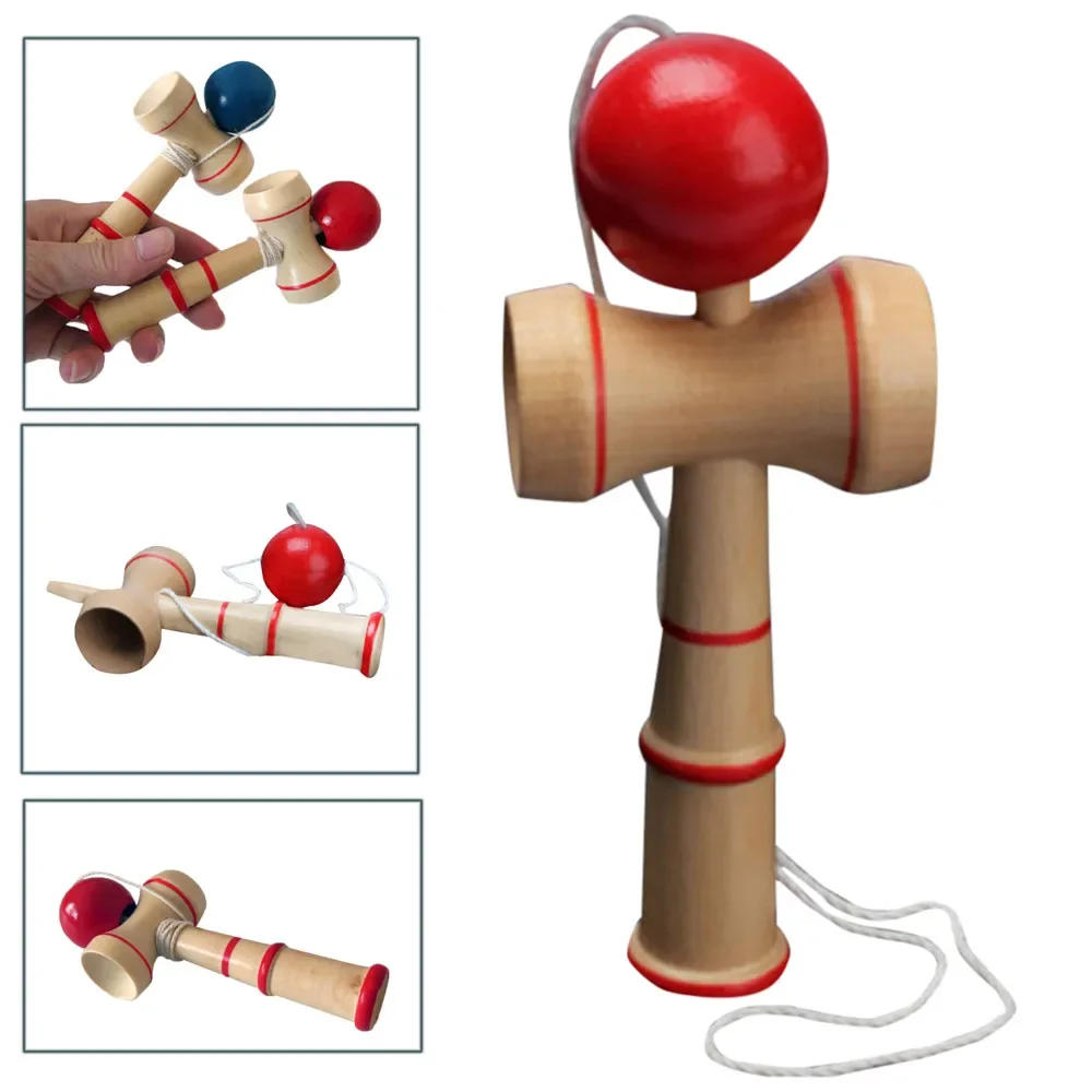 1 Pcs Wooden Children's Educational Skills Ball Hand-eye Coordination Fitness Ball Superb Early Education Sisal Ball Toys