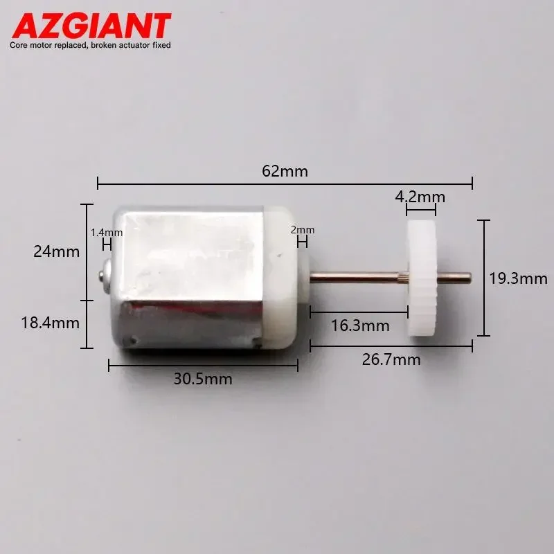 

AZGIANT 36T 3B2837015AM For VW Transporter Rabbit Bora Jetta IV Car Door Lock Actuator Assembly 12V DC Motor 3B4839016A