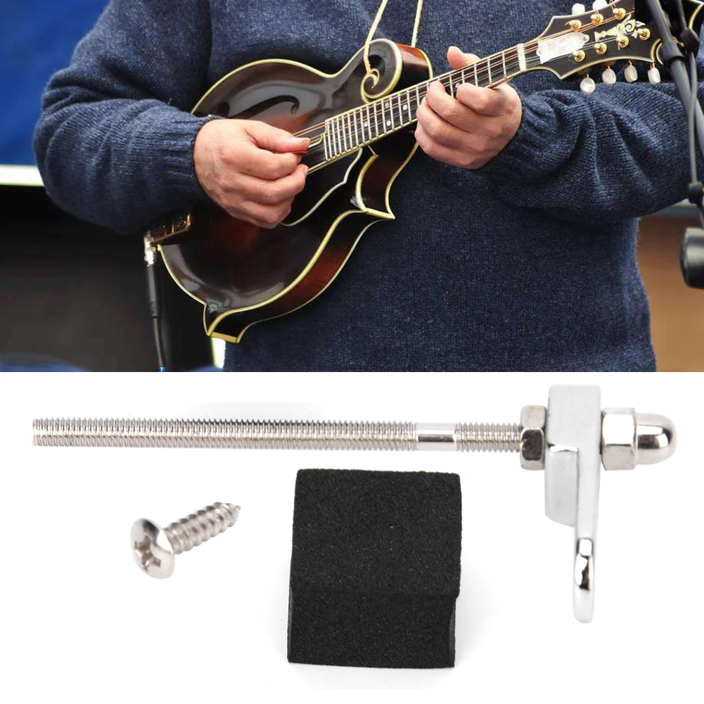 

Mandolin Pickguard Mounting Bracket Guitar Black Sponge Pad Musical Instrument Accessories