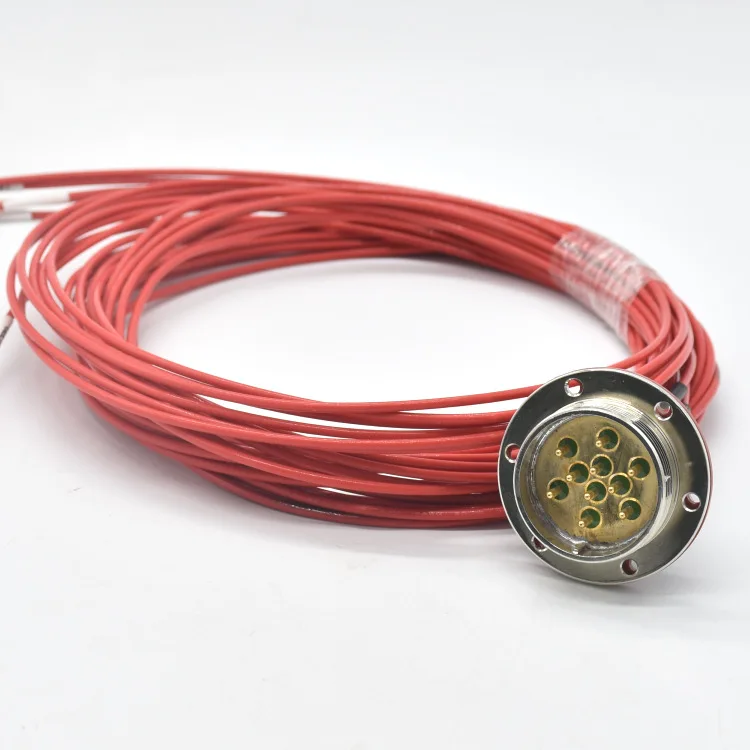 Проволочное стекло, спеченное вакуумное газовое уплотнение, круглый разъем MX33-10, сердечник, штекер и гнездо, авиационная вилка