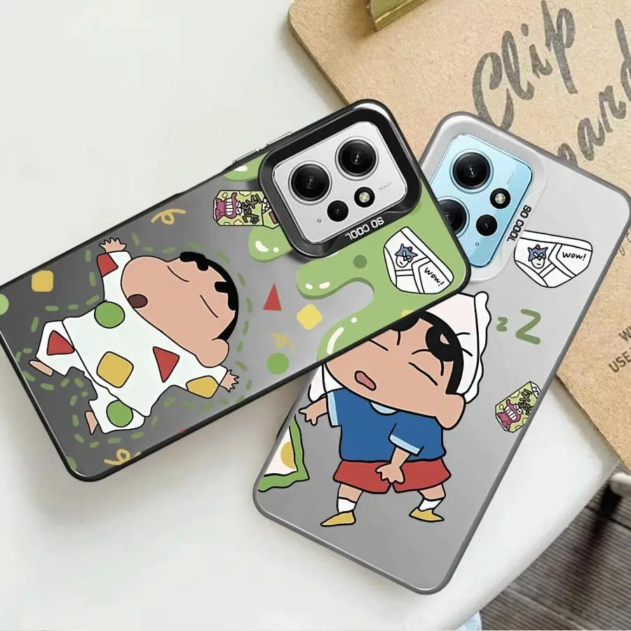 C-Crayon S-ShinChan Phone Case for Xiaomi Redmi Note 10 Pro 12S 13 11s 10s 11 Pro Plus 12 Pro 9s 9 Soft Cover Cell